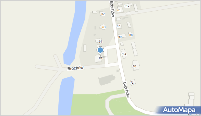 Brochów, Brochów, 65, mapa Brochów