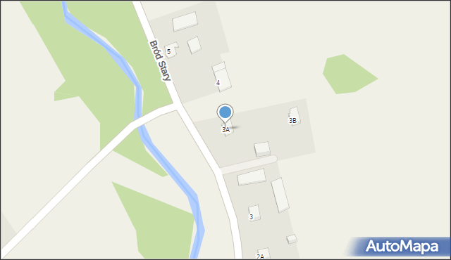 Bród Stary, Bród Stary, 3A, mapa Bród Stary