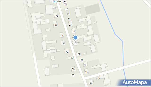 Brodacze, Brodacze, 27, mapa Brodacze