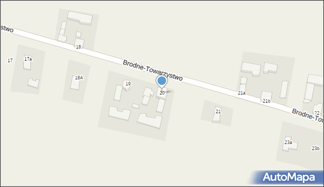 Brodne-Towarzystwo, Brodne-Towarzystwo, 20, mapa Brodne-Towarzystwo