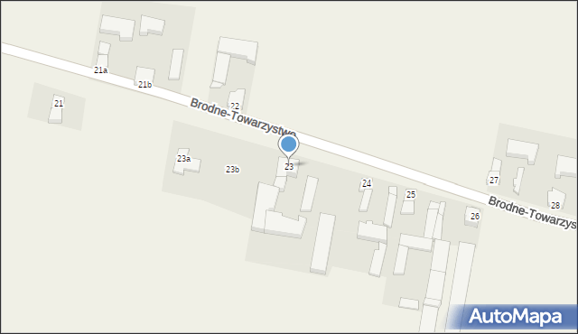 Brodne-Towarzystwo, Brodne-Towarzystwo, 23, mapa Brodne-Towarzystwo