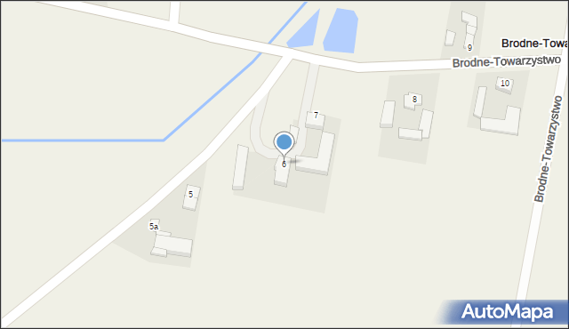 Brodne-Towarzystwo, Brodne-Towarzystwo, 6, mapa Brodne-Towarzystwo
