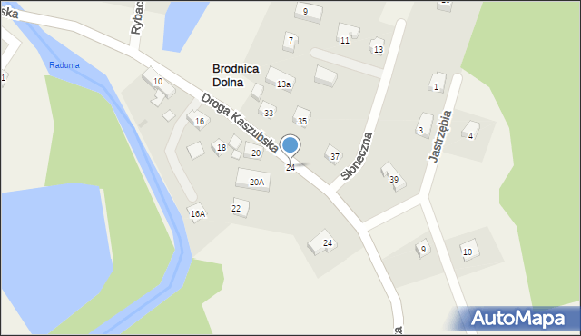 Brodnica Dolna, Brodnica Dolna, 24, mapa Brodnica Dolna