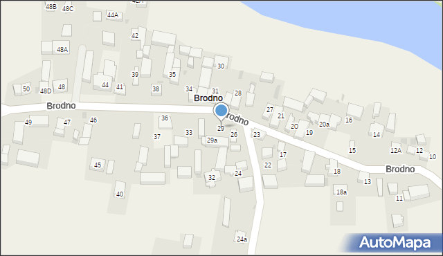Brodno, Brodno, 29, mapa Brodno