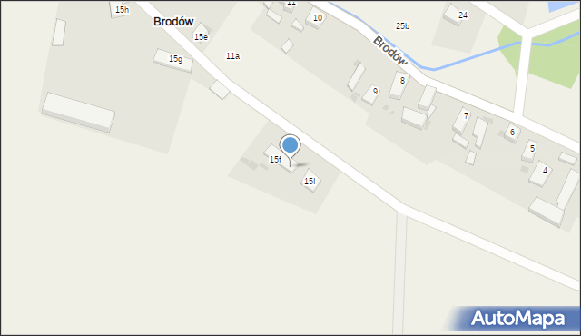 Brodów, Brodów, 15h/1, mapa Brodów