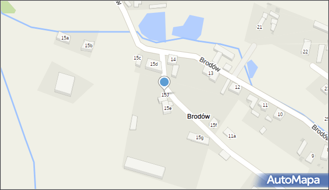 Brodów, Brodów, 15J, mapa Brodów