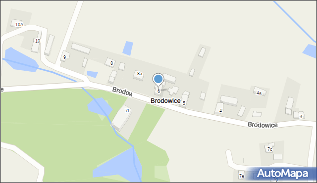 Brodowice, Brodowice, 6, mapa Brodowice