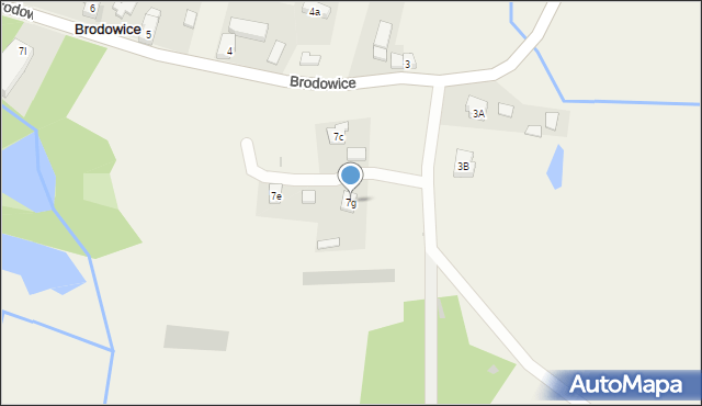 Brodowice, Brodowice, 7g, mapa Brodowice