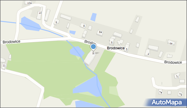 Brodowice, Brodowice, 7I, mapa Brodowice