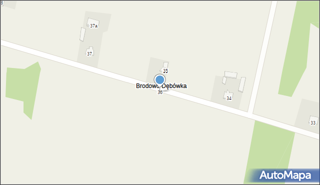 Brodowo, Brodowo, 36, mapa Brodowo