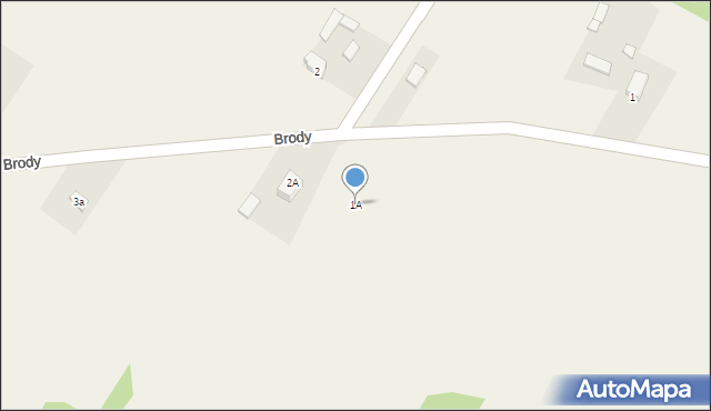 Brody, Brody, 1A, mapa Brody