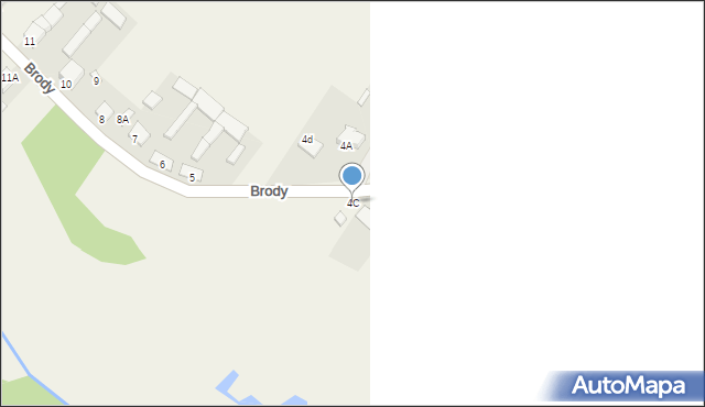 Brody, Brody, 4C, mapa Brody