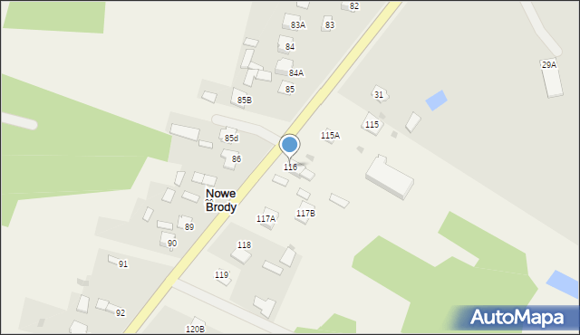 Brody, Brody, 116, mapa Brody