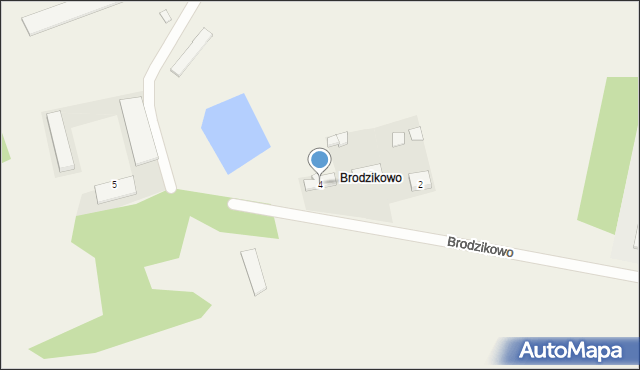 Brodzikowo, Brodzikowo, 4, mapa Brodzikowo