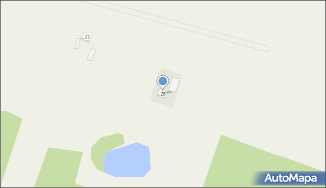 Bromierz, Bromierz, 28, mapa Bromierz