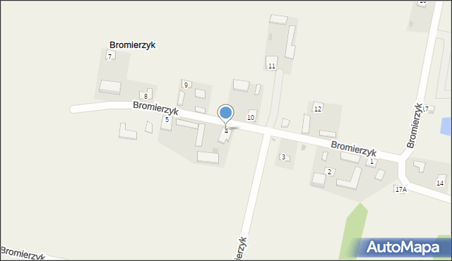 Bromierzyk, Bromierzyk, 4, mapa Bromierzyk
