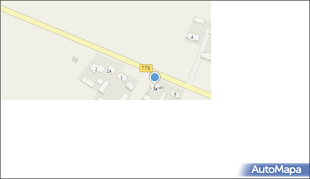 Brończyce, Brończyce, 3a, mapa Brończyce