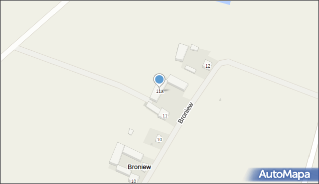 Broniew, Broniew, 11a, mapa Broniew