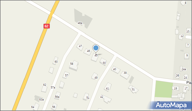 Broniewek, Broniewek, 45, mapa Broniewek