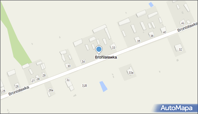 Bronisławka, Bronisławka, 44, mapa Bronisławka