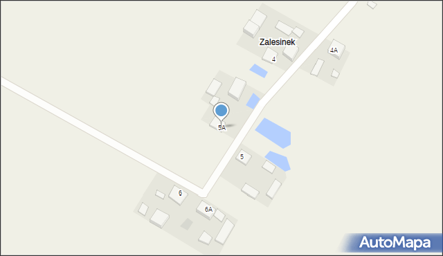 Bronisławów, Bronisławów, 5A, mapa Bronisławów