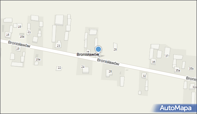 Bronisławów, Bronisławów, 27, mapa Bronisławów