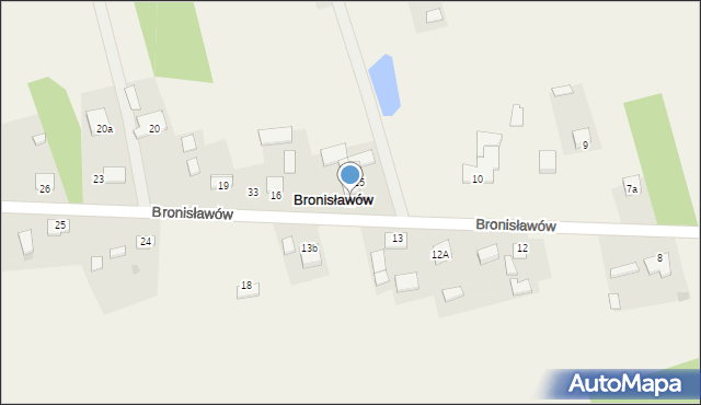 Bronisławów, Bronisławów, 17, mapa Bronisławów