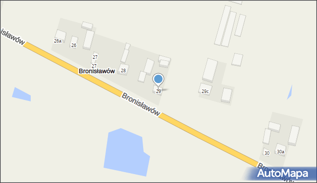 Bronisławów, Bronisławów, 29, mapa Bronisławów