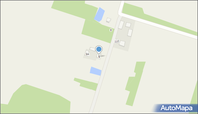 Bronisławów Mały, Bronisławów Mały, 9, mapa Bronisławów Mały