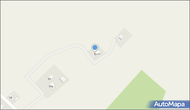 Bronisławowo, Bronisławowo, 70, mapa Bronisławowo