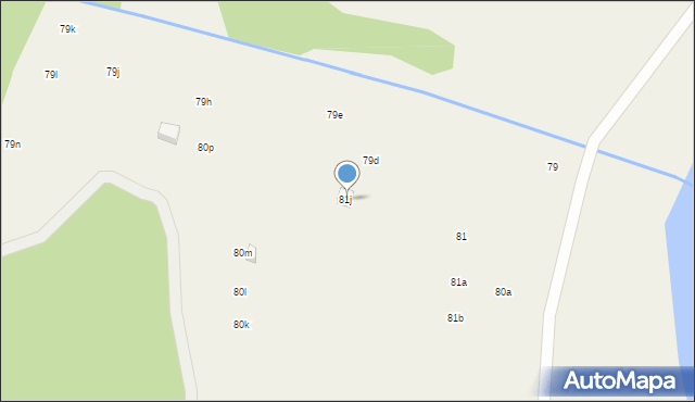 Bronków, Bronków, 81j, mapa Bronków