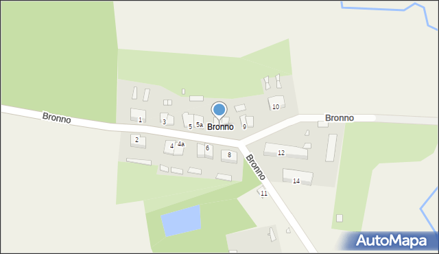 Bronno, Bronno, 7, mapa Bronno