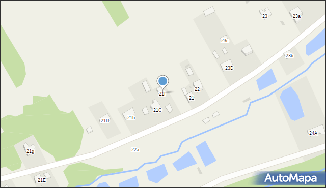 Bronowice, Bronowice, 21f, mapa Bronowice