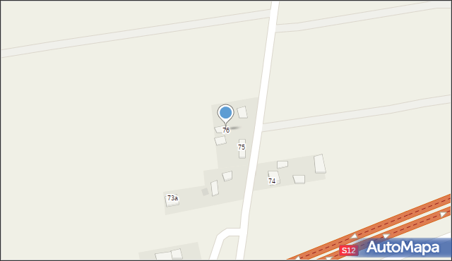 Bronowice, Bronowice, 76, mapa Bronowice