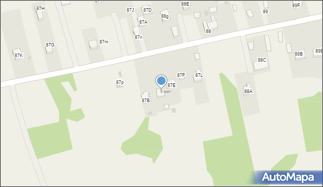 Bronowice, Bronowice, 87I, mapa Bronowice