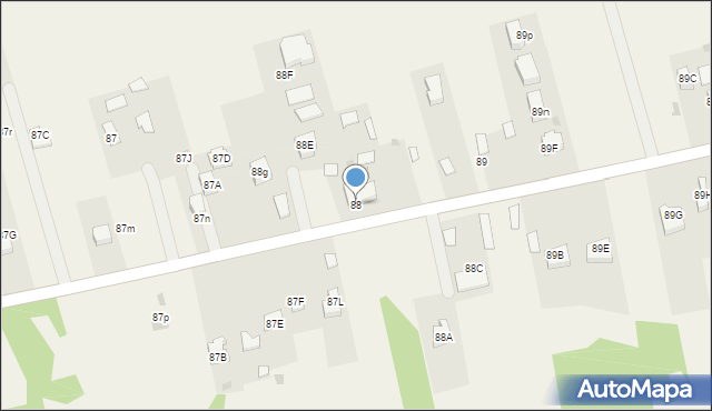 Bronowice, Bronowice, 88, mapa Bronowice