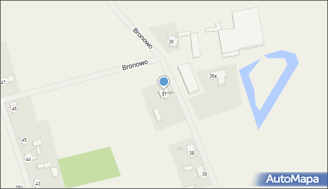 Bronowo, Bronowo, 37, mapa Bronowo