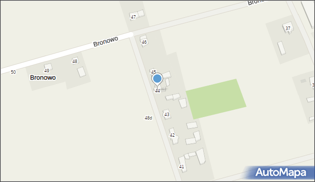 Bronowo, Bronowo, 44, mapa Bronowo