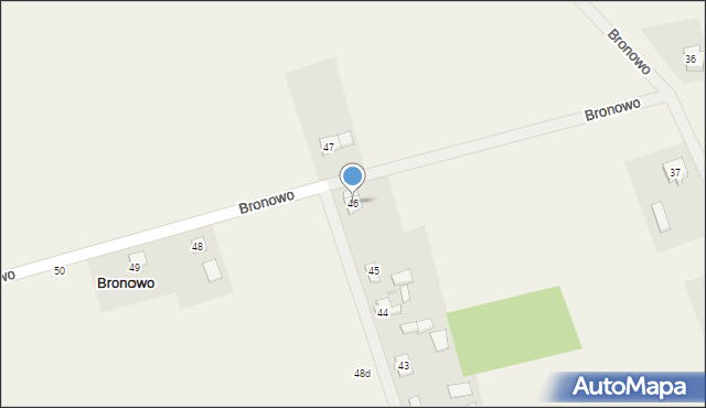 Bronowo, Bronowo, 46, mapa Bronowo