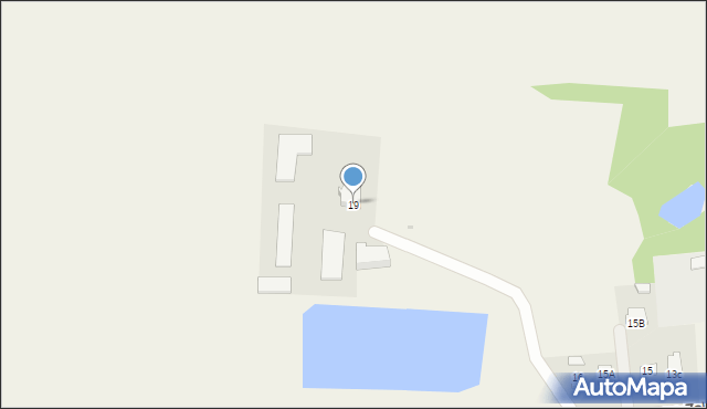 Bronowo-Zalesie, Bronowo-Zalesie, 19, mapa Bronowo-Zalesie