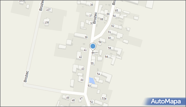 Brożec, Brożec, 57, mapa Brożec