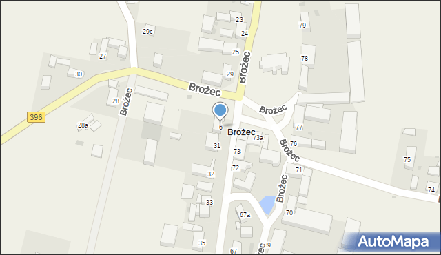 Brożec, Brożec, 6, mapa Brożec