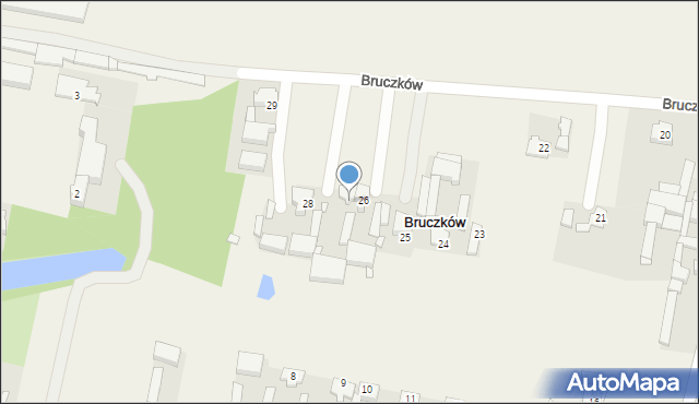 Bruczków, Bruczków, 27, mapa Bruczków