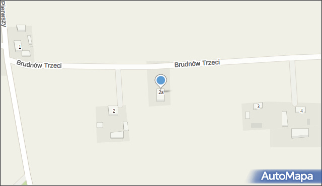 Brudnów Trzeci, Brudnów Trzeci, 2a, mapa Brudnów Trzeci