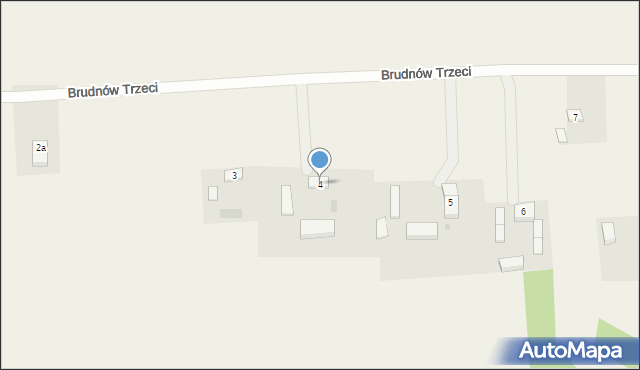 Brudnów Trzeci, Brudnów Trzeci, 4, mapa Brudnów Trzeci