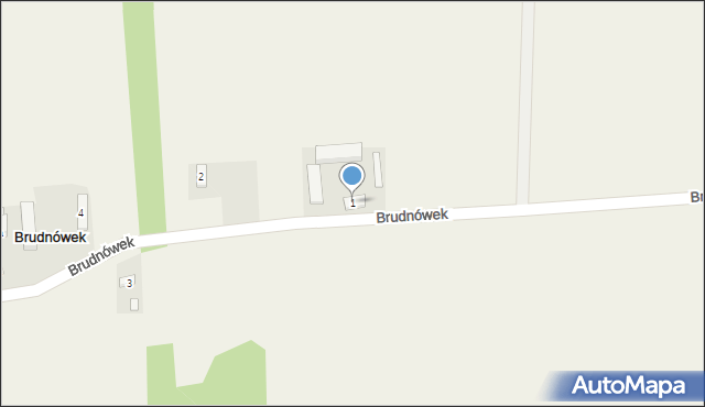 Brudnówek, Brudnówek, 1, mapa Brudnówek