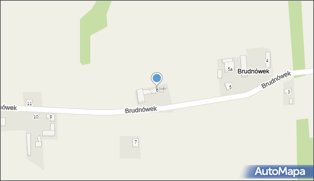 Brudnówek, Brudnówek, 6, mapa Brudnówek