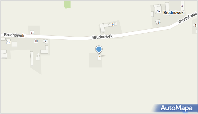 Brudnówek, Brudnówek, 7, mapa Brudnówek