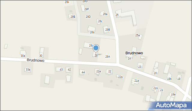 Brudnowo, Brudnowo, 29, mapa Brudnowo