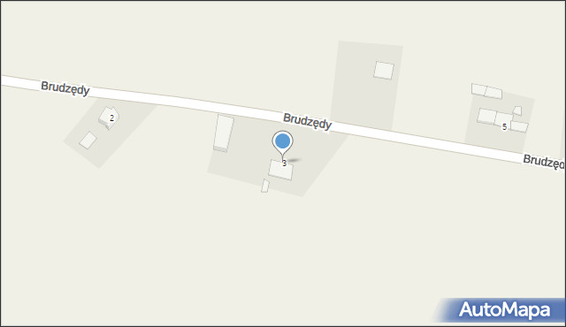 Brudzędy, Brudzędy, 3, mapa Brudzędy